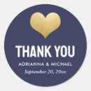 Search for round gold foil stickers Heart