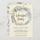 Search for hydrangea rehearsal dinner invitations Foliage