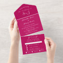 Search for fuchsia pink wedding invitations Simple