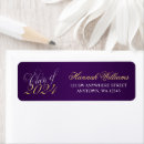 Search for class of 2021 return address labels Elegant