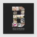Search for initial magnets cards Photo collage