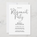 Search for calligraphy farewell party invitations Simple