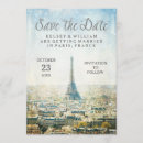 Search for eiffel tower save the dates Silver