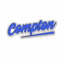 Search for compton stickers Typography