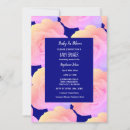 Search for navy blue and pink baby shower invitations For kids