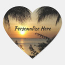 Search for beach heart wedding stickers Seashore