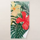 Search for flower print bath towels Hawaiian