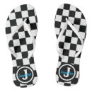 Search for black and white checkered jandals For her