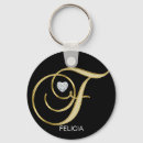 Search for monogram f key rings Elegant