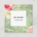 Search for flower business cards Simple