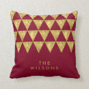 Search for burgundy gold cushions Minimalist