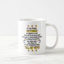 Search for retirees mugs Retiring