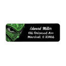 Search for scary return address labels Green