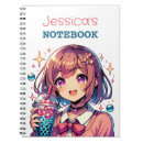 Search for cute anime girl notebooks Cartoon