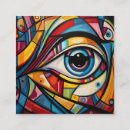 Search for eyes business cards Abstract