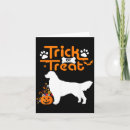 Search for golden retriever halloween cards Candy corn