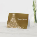 Search for gold lighted tree cards Sparkle