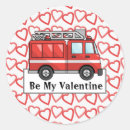 Search for fire truck stickers Red
