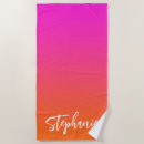 Search for orange beach towels Feminine