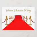 Search for red carpet sweet 16 invitations Sixteen