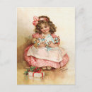 Search for antique doll postcards Girl