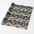 Search for joy to the world wrapping paper Vintage