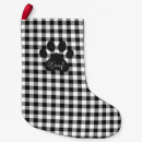 Search for pet christmas stockings Buffalo plaid