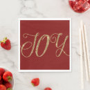 Search for joy of christmas napkins Glitter