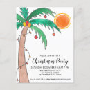 Search for palm tree christmas invitations Watercolor