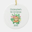 Search for tiger christmas tree decorations Tropical flowers