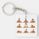 Search for cute yoga key rings Animals