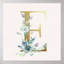 Search for alphabet floral posters Watercolor