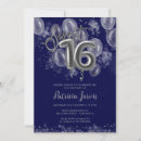 Search for royal blue silver sweet 16 invitations Sweet sixteen evite