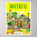 Search for vintage montreal posters Illustration