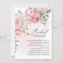 Search for elegant modern floral bridal shower invitations Boho