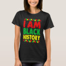 Search for i am black history tshirts Blm