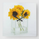 Search for sunflower clocks Stylish