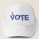 Search for red white and blue hats Politics