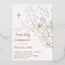 Search for elegant watercolor first communion invitations Catholic