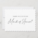 Search for text bridesmaid cards Maid of honour