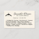 Search for dry cleaners business cards Hanger