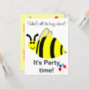 Search for bumble bee 1st birthday invitations Kids