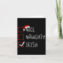 Search for irish christmas cards Santa claus