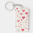 Search for colourful hearts key rings White