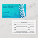 Search for chiropractic appointment cards Chiropractor