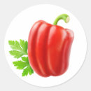 Search for bell pepper stickers Red