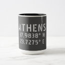 Search for latitude and longitude mugs Map