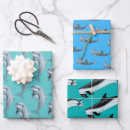 Search for dolphins wrapping paper Dolphin pattern