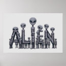 Search for gray alien posters Extraterrestrial