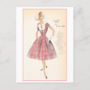 Search for 1950s fashion postcards Design